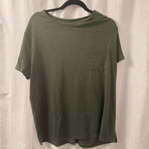 Old Navy Short-Sleeve Crew Neck Pocket Tee - Dark Olive